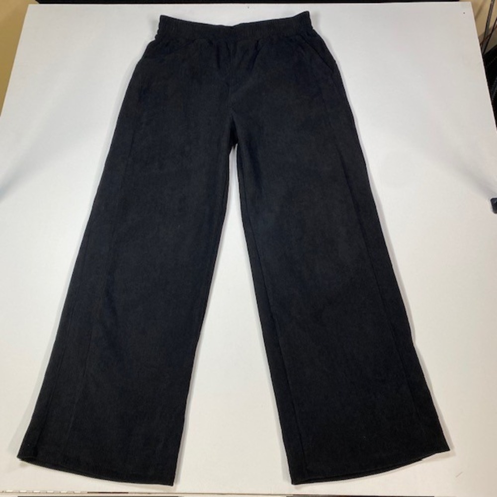 Halara Women’s Corduroy Black Wide Leg Pants